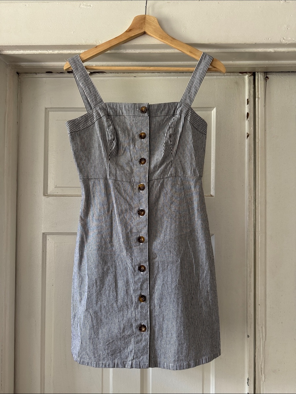 Hollister Striped Dress in Navy and White